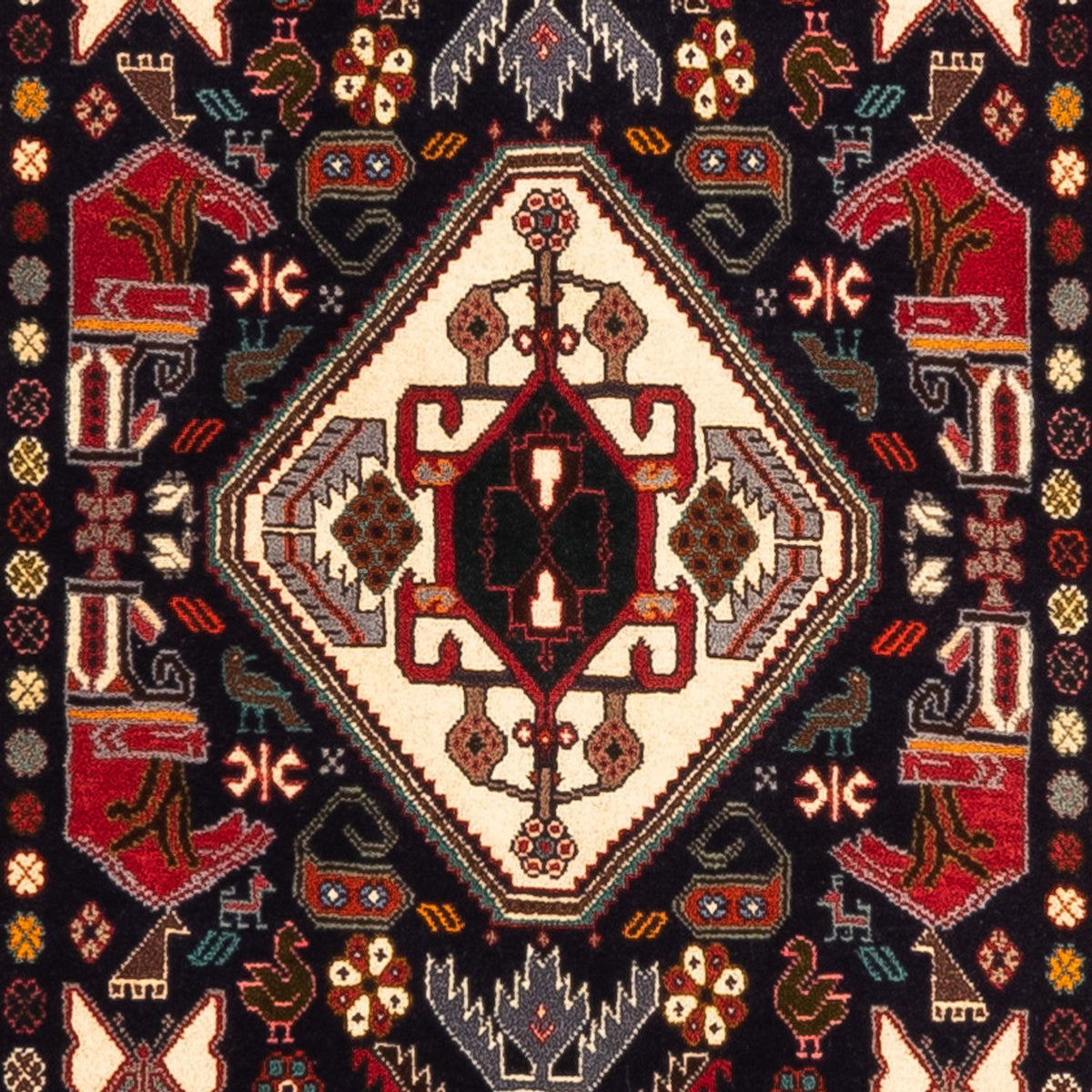 Løber Persisk tæppe - Nomadisk - 262 x 83 cm - mørkeblå