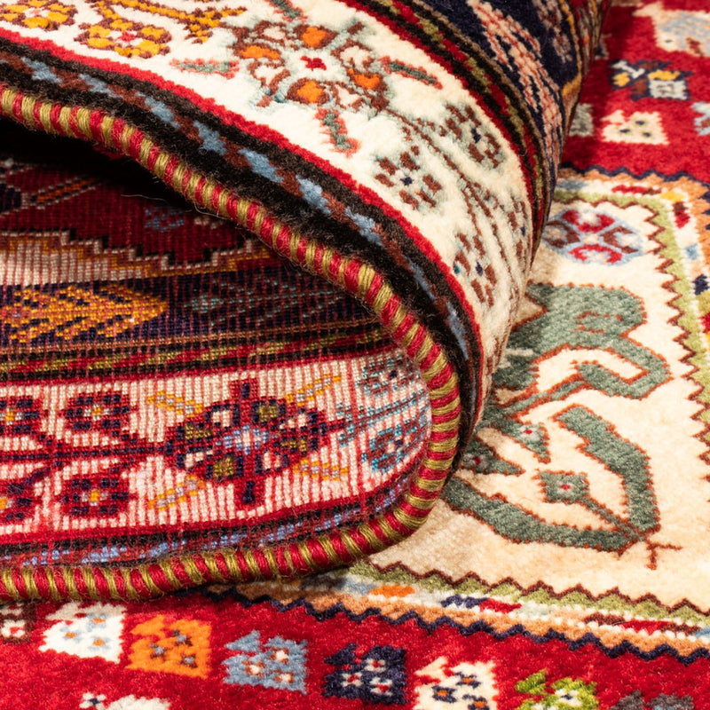 Løber Persisk tæppe - Nomadisk - 308 x 82 cm - rød