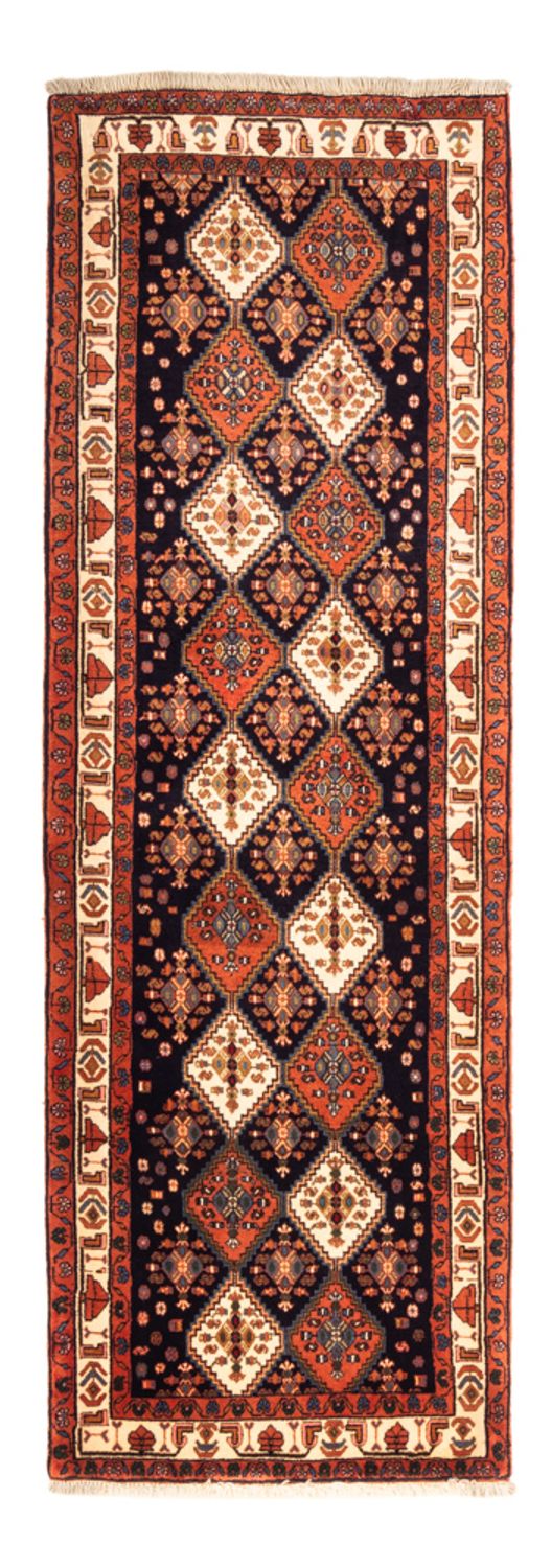 Løber Persisk tæppe - Nomadisk - 232 x 80 cm - mørkeblå