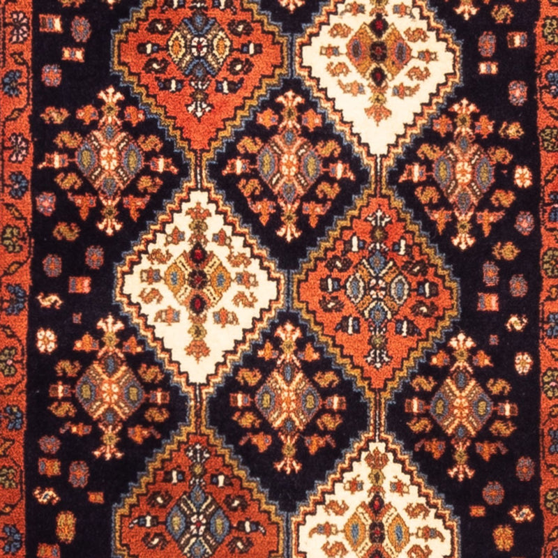 Løber Persisk tæppe - Nomadisk - 232 x 80 cm - mørkeblå