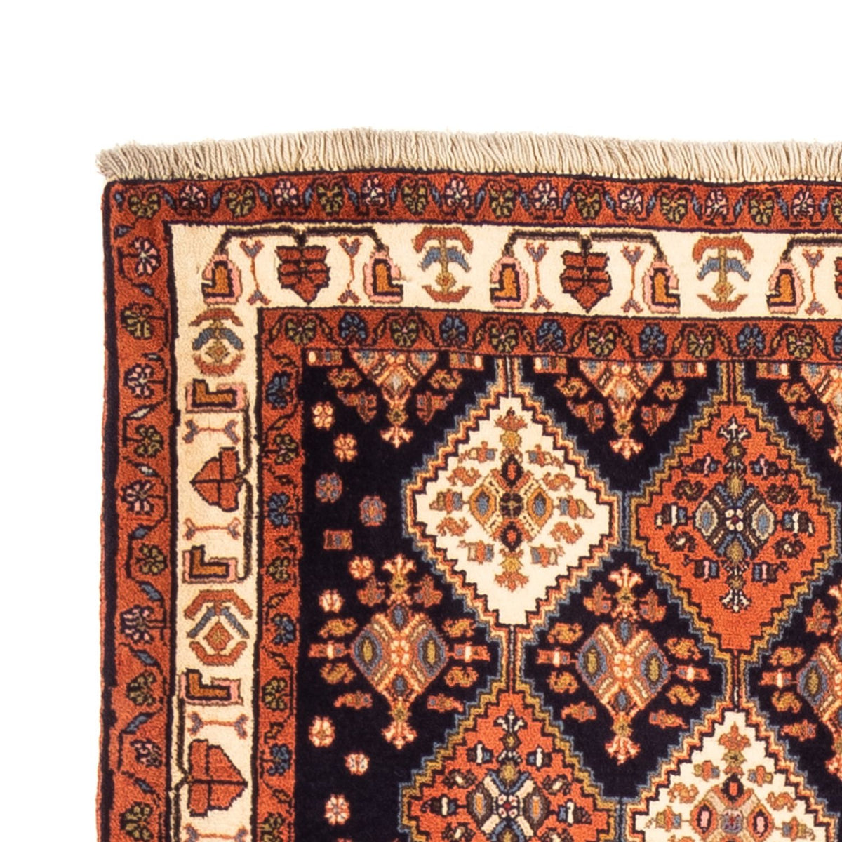 Løber Persisk tæppe - Nomadisk - 232 x 80 cm - mørkeblå