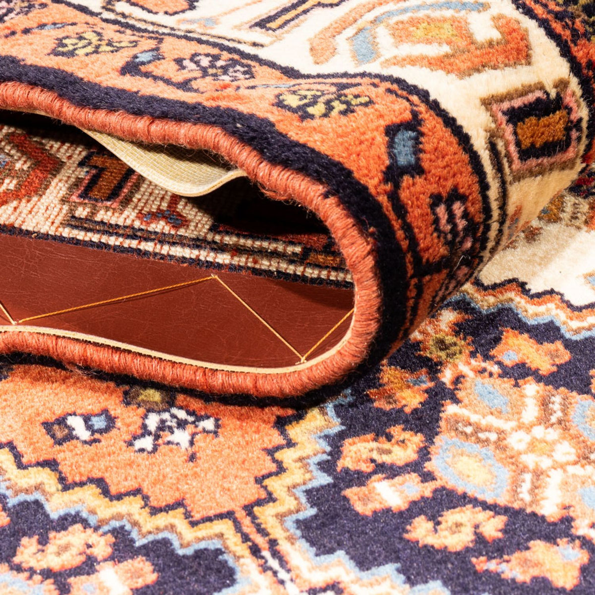 Løber Persisk tæppe - Nomadisk - 232 x 80 cm - mørkeblå