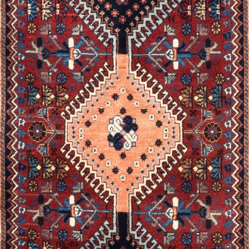 Løber Persisk tæppe - Nomadisk - 294 x 87 cm - rød