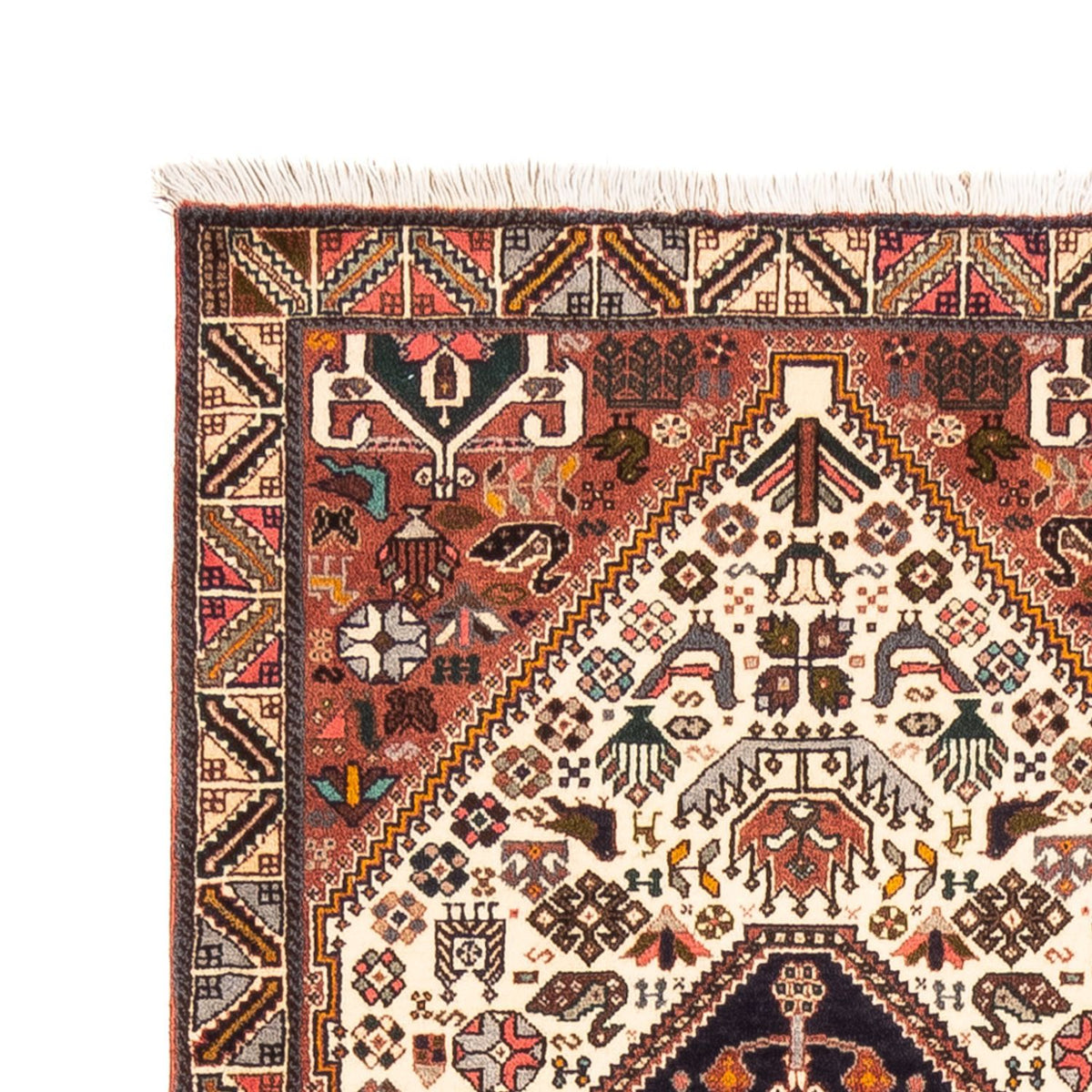 Løber Persisk tæppe - Nomadisk - 253 x 80 cm - creme