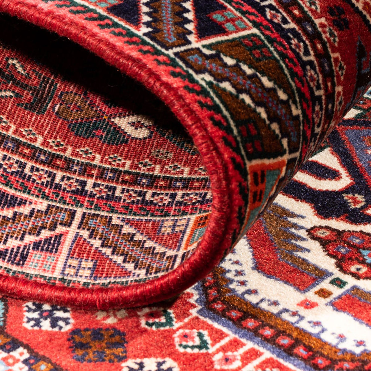 Løber Persisk tæppe - Nomadisk - 295 x 80 cm - rød