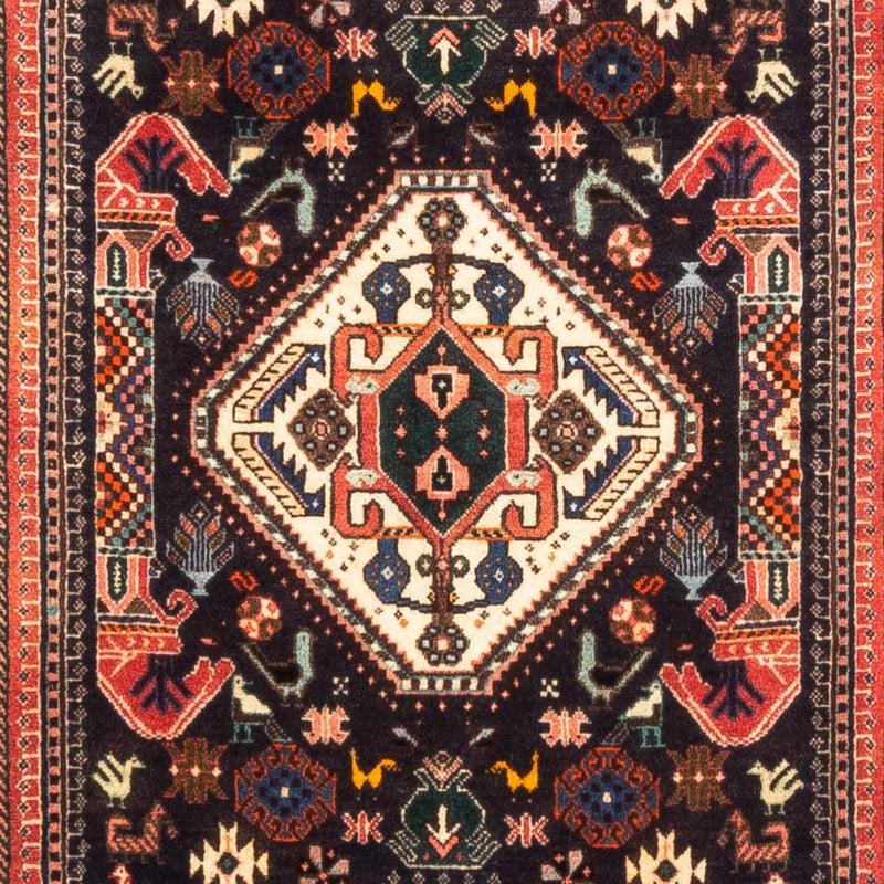 Løber Persisk tæppe - Nomadisk - 297 x 74 cm - mørkeblå