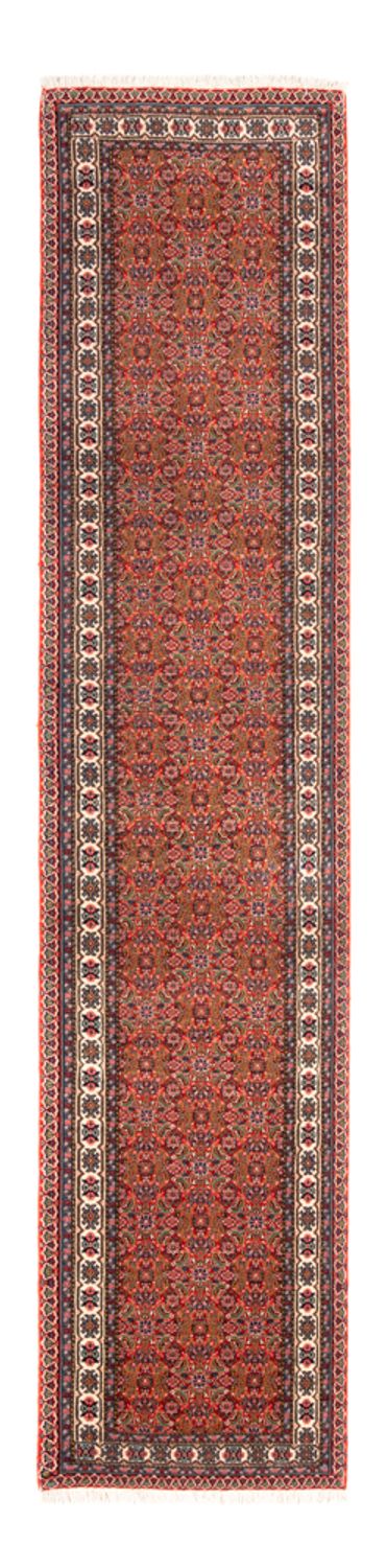 Løber Persisk tæppe - Tabriz - 330 x 70 cm - rød