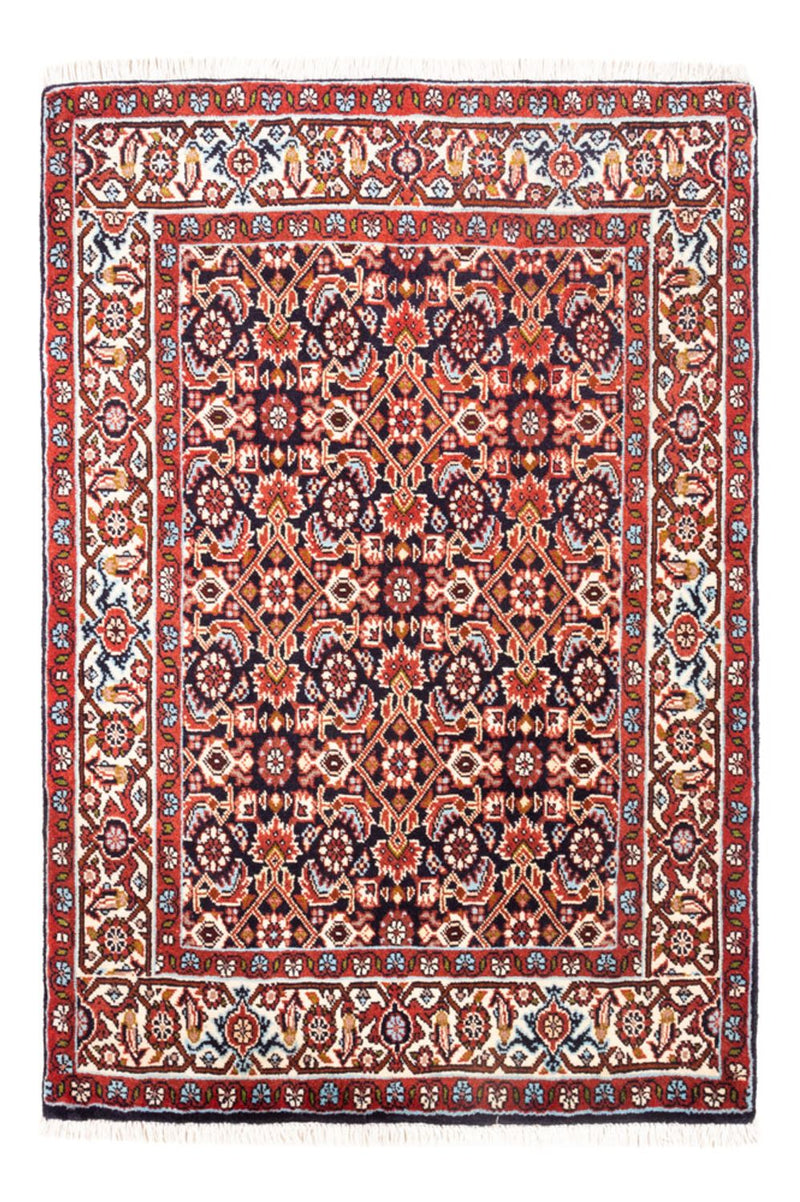 Persisk tæppe - Bijar - Royal - 100 x 66 cm - mørkeblå