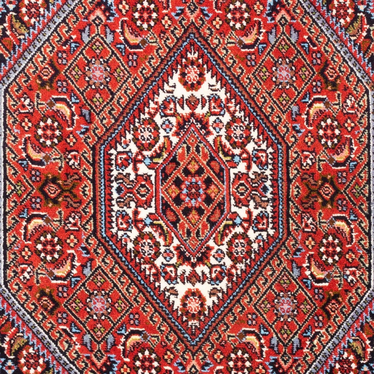 Persisk tæppe - Bijar - Royal - 105 x 70 cm - rød