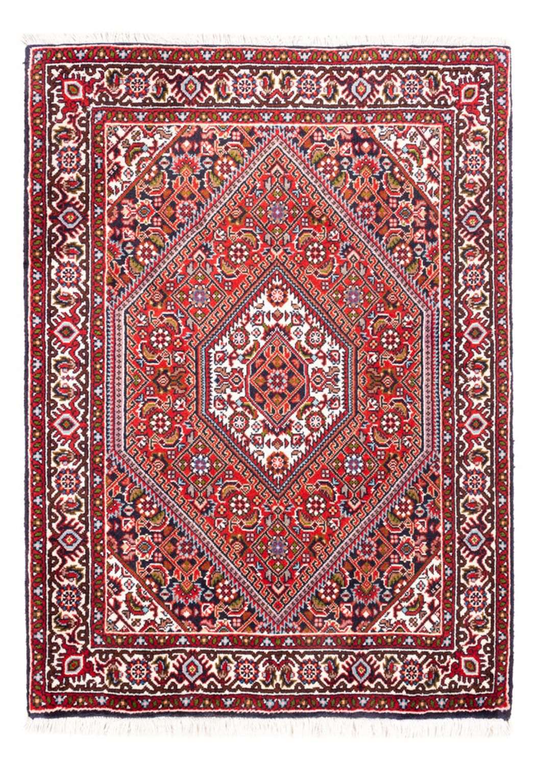 Persisk tæppe - Bijar - Royal - 95 x 72 cm - rød