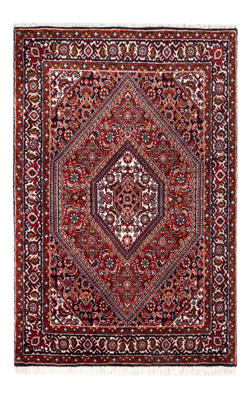 Persisk tæppe - Bijar - Royal - 100 x 68 cm - rød