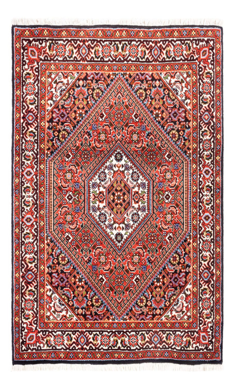 Persisk tæppe - Bijar - Royal - 104 x 69 cm - rød