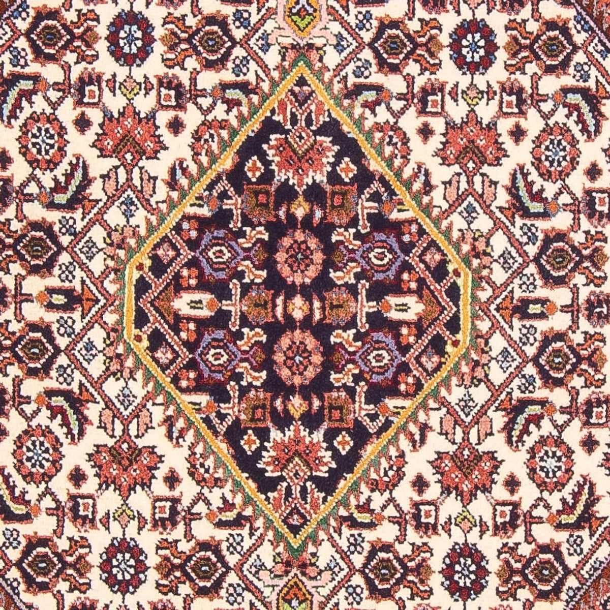 Persisk tæppe - Bijar - Royal - 138 x 84 cm - beige