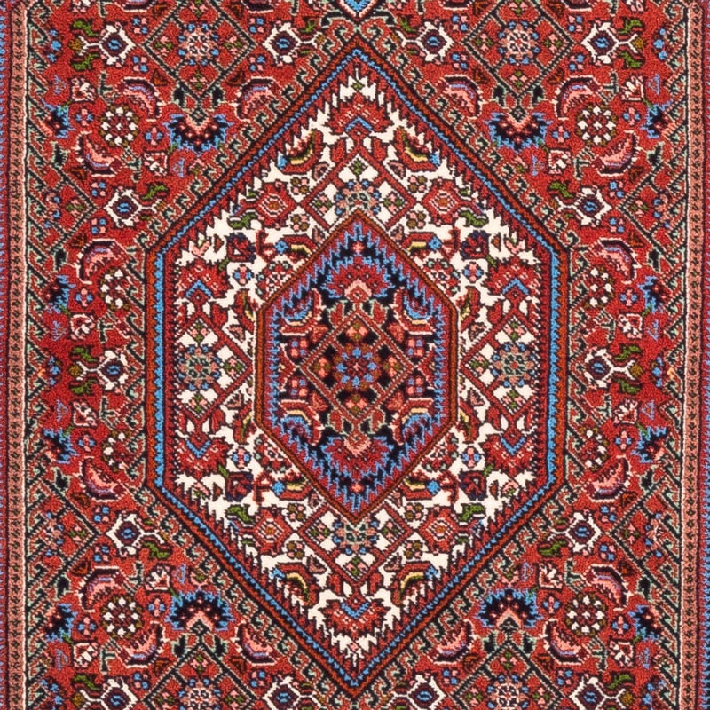 Persisk tæppe - Bijar - Royal - 144 x 83 cm - rød