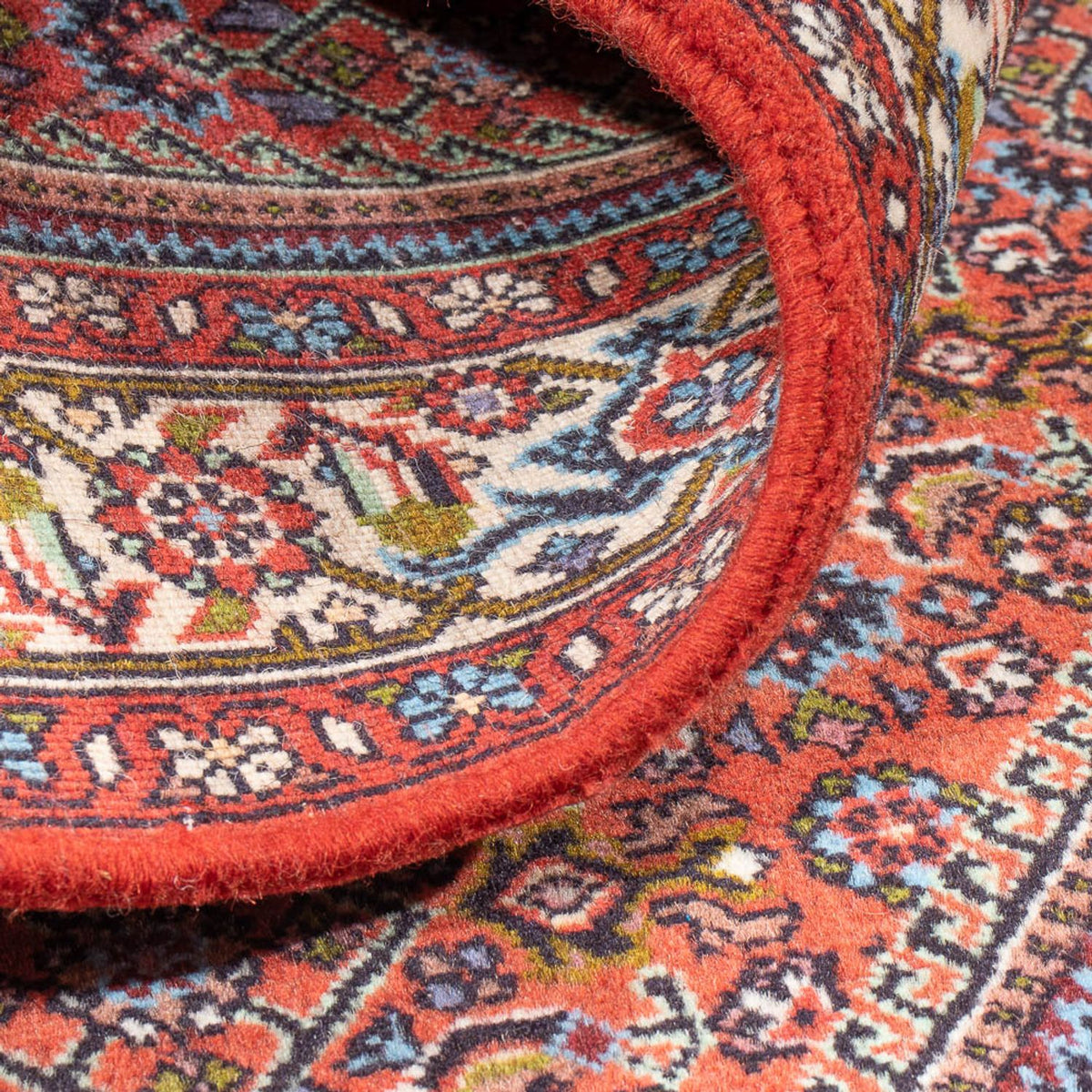 Persisk tæppe - Bijar - Royal - 138 x 84 cm - rød