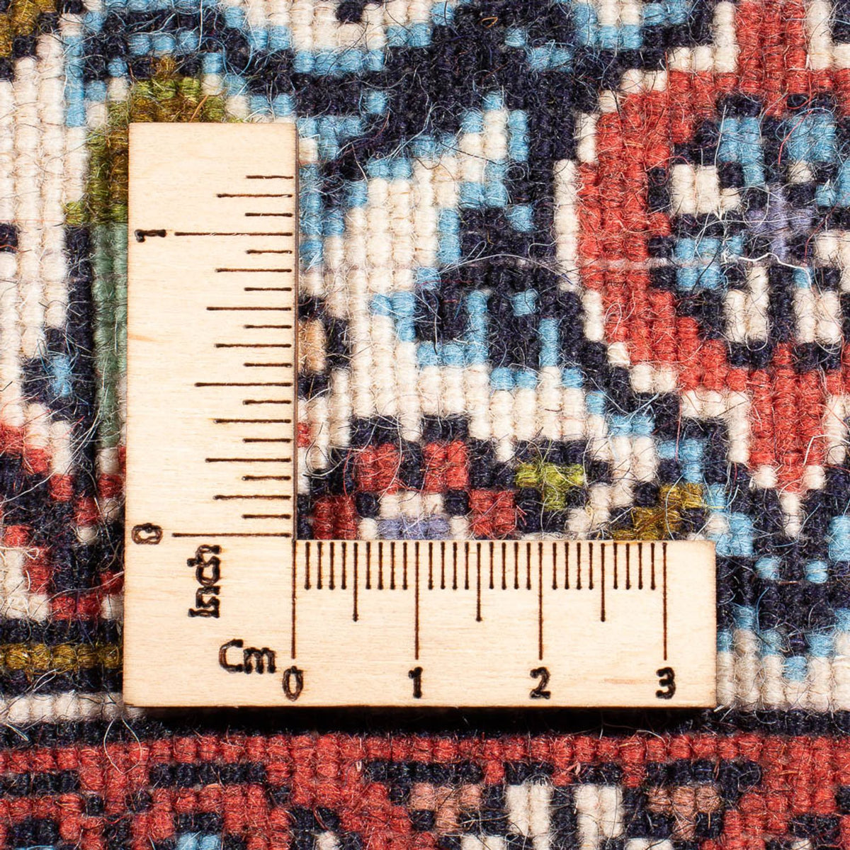 Persisk tæppe - Bijar - Royal - 138 x 84 cm - rød