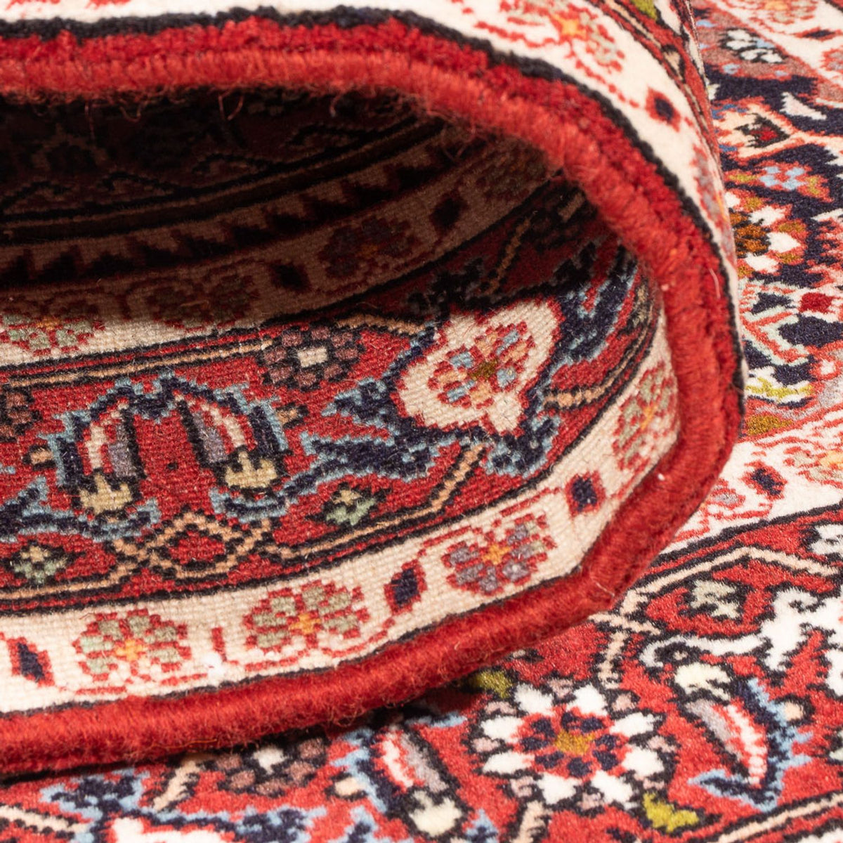 Persisk tæppe - Bijar - Royal - 145 x 84 cm - rød