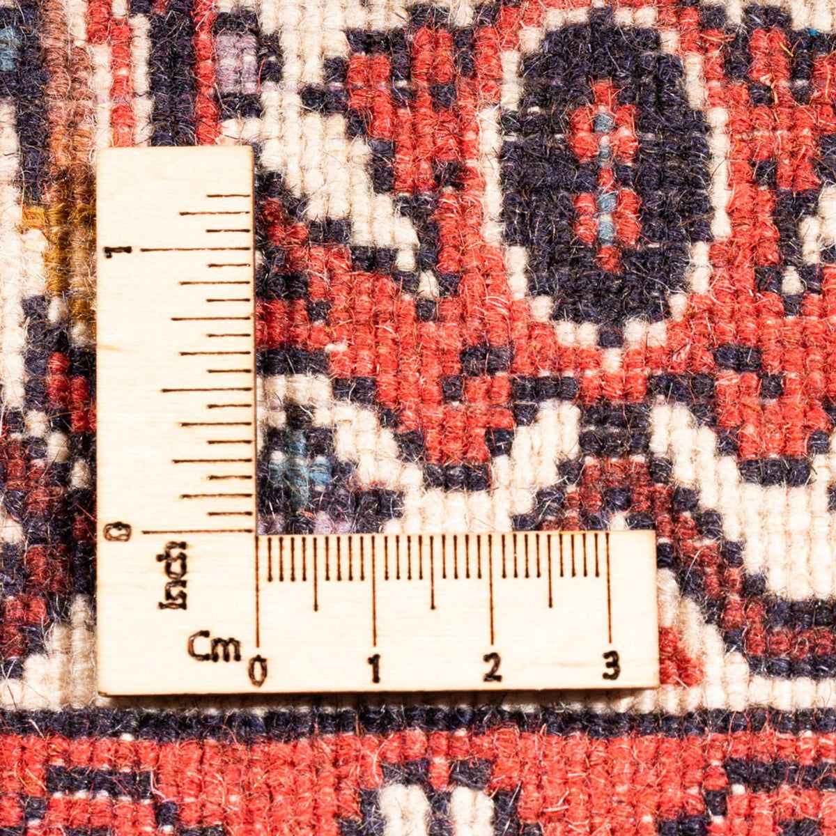 Persisk tæppe - Bijar - Royal - 146 x 83 cm - rød