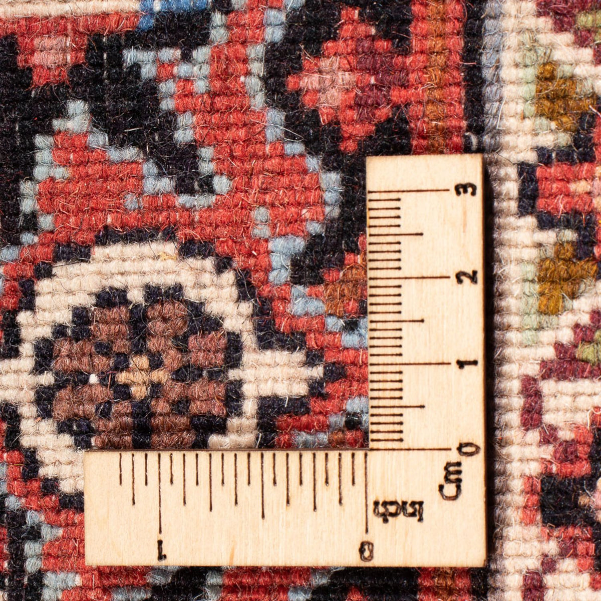 Persisk tæppe - Bijar - Royal - 135 x 84 cm - rød