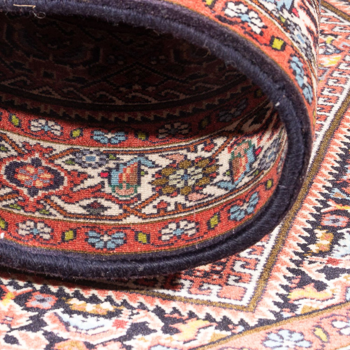 Persisk tæppe - Bijar - Royal - 144 x 83 cm - rød