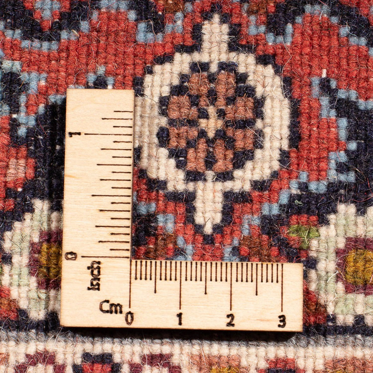 Persisk tæppe - Bijar - Royal - 137 x 85 cm - rød