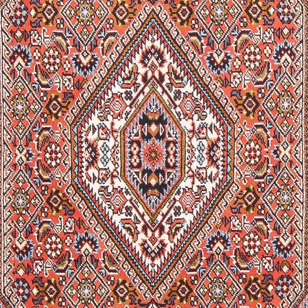 Persisk tæppe - Bijar - Royal - 147 x 84 cm - rød