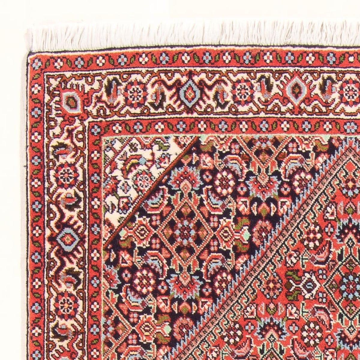 Persisk tæppe - Bijar - Royal - 142 x 84 cm - rød