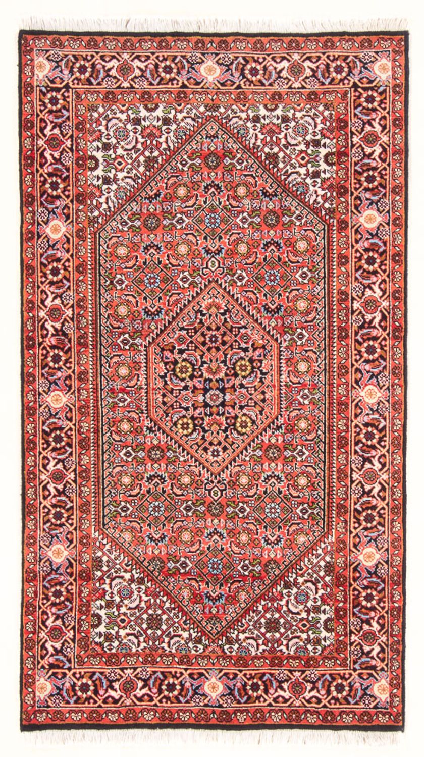 Persisk tæppe - Bijar - Royal - 142 x 82 cm - rød