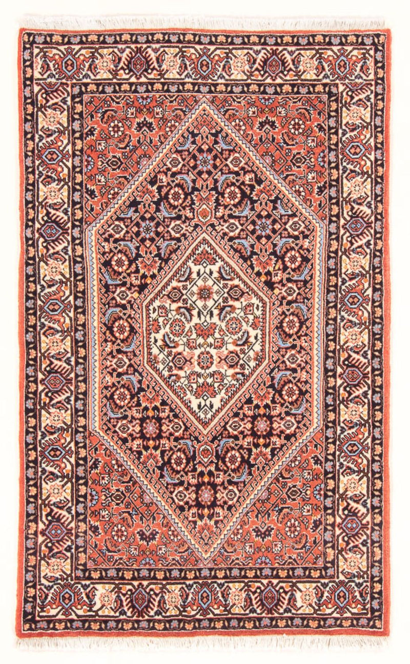 Persisk tæppe - Bijar - Royal - 136 x 83 cm - mørkeblå
