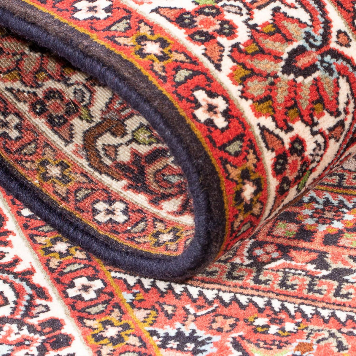 Persisk tæppe - Bijar - Royal - 144 x 82 cm - rød