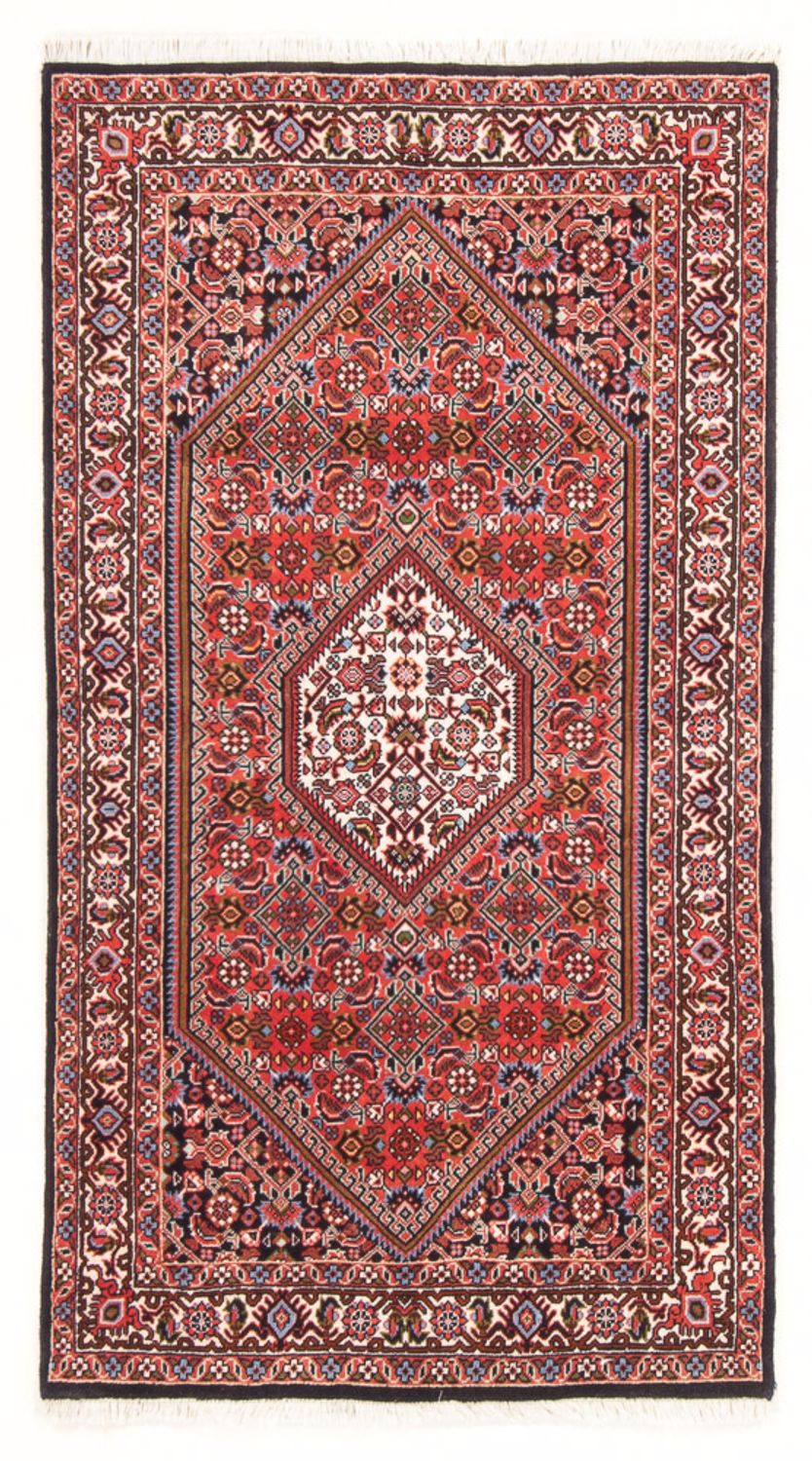 Persisk tæppe - Bijar - Royal - 142 x 80 cm - rød