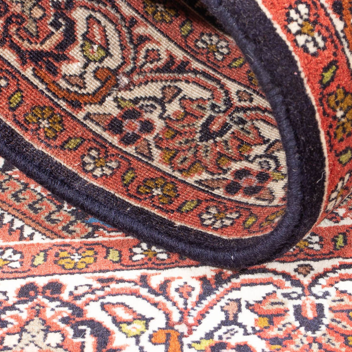 Persisk tæppe - Bijar - Royal - 140 x 83 cm - rød