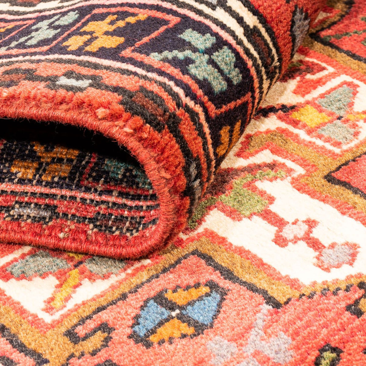 Løber Persisk tæppe - Nomadisk - 304 x 72 cm - rød