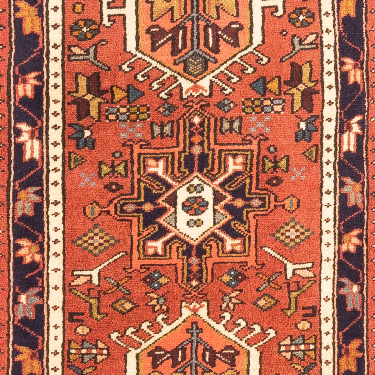 Løber Persisk tæppe - Nomadisk - 308 x 72 cm - rød