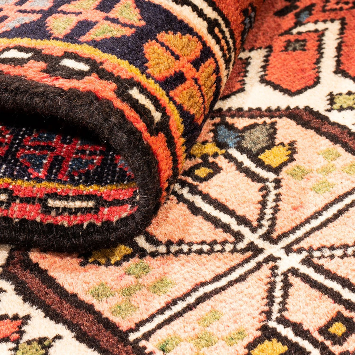 Løber Persisk tæppe - Nomadisk - 296 x 70 cm - rød