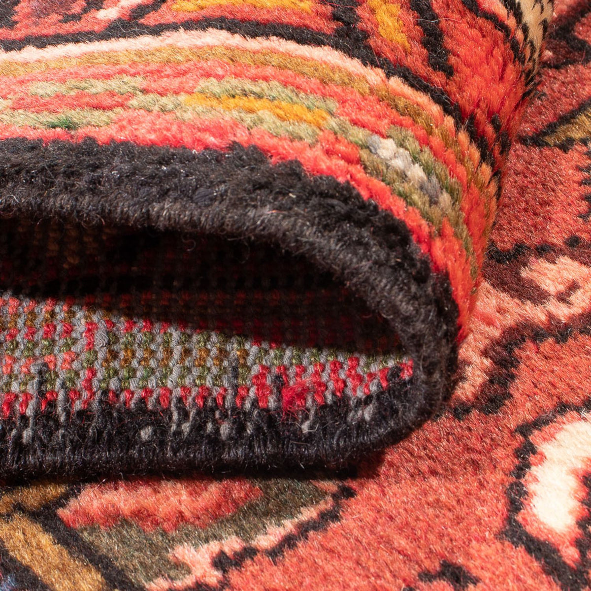 Løber Persisk tæppe - Nomadisk - 432 x 83 cm - rød