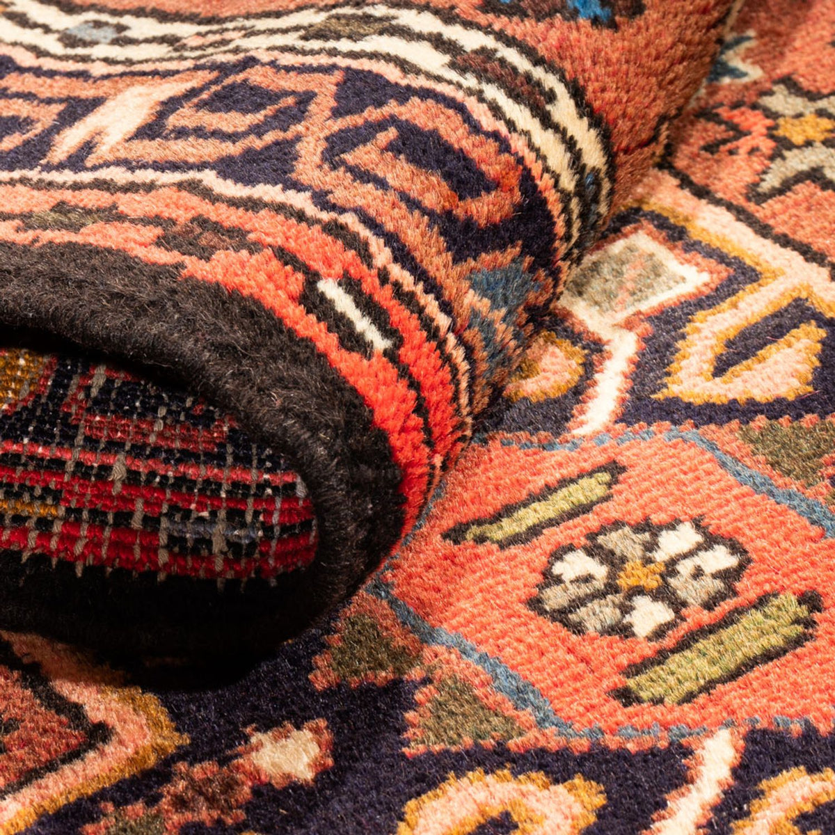 Løber Persisk tæppe - Nomadisk - 294 x 76 cm - rød