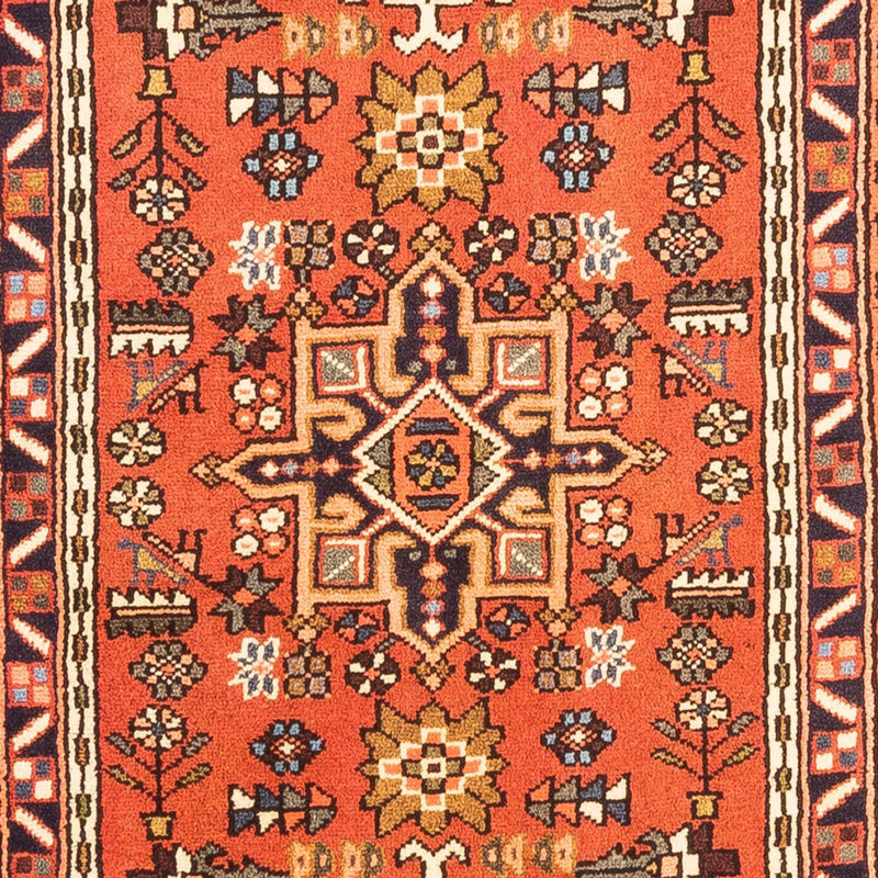 Løber Persisk tæppe - Nomadisk - 300 x 74 cm - rød