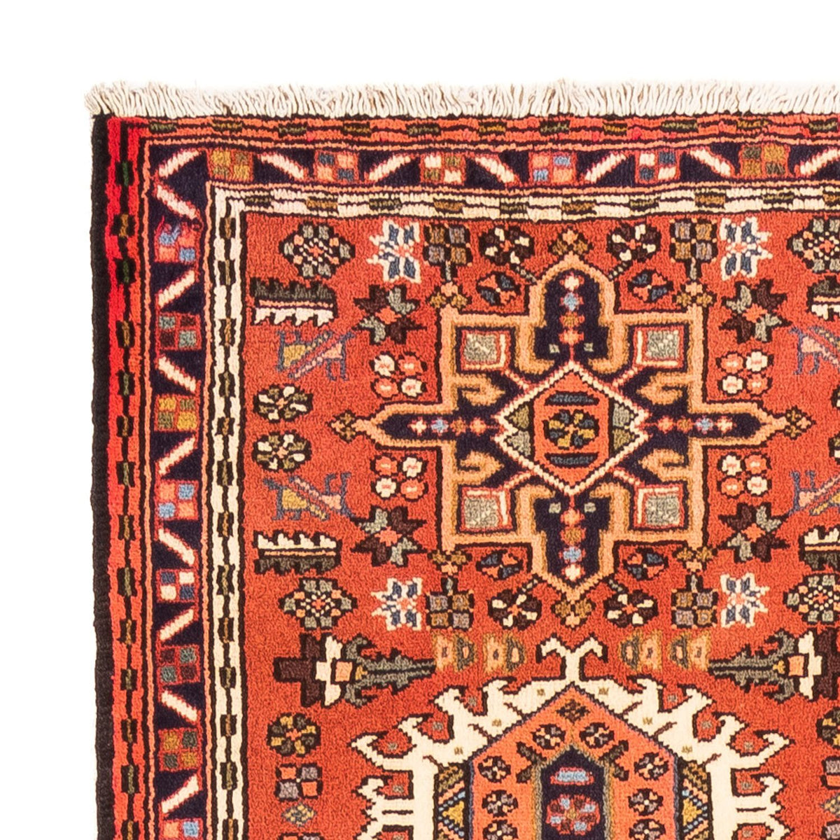 Løber Persisk tæppe - Nomadisk - 300 x 74 cm - rød