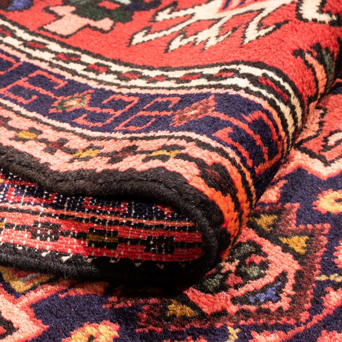 Løber Persisk tæppe - Nomadisk - 295 x 62 cm - rød