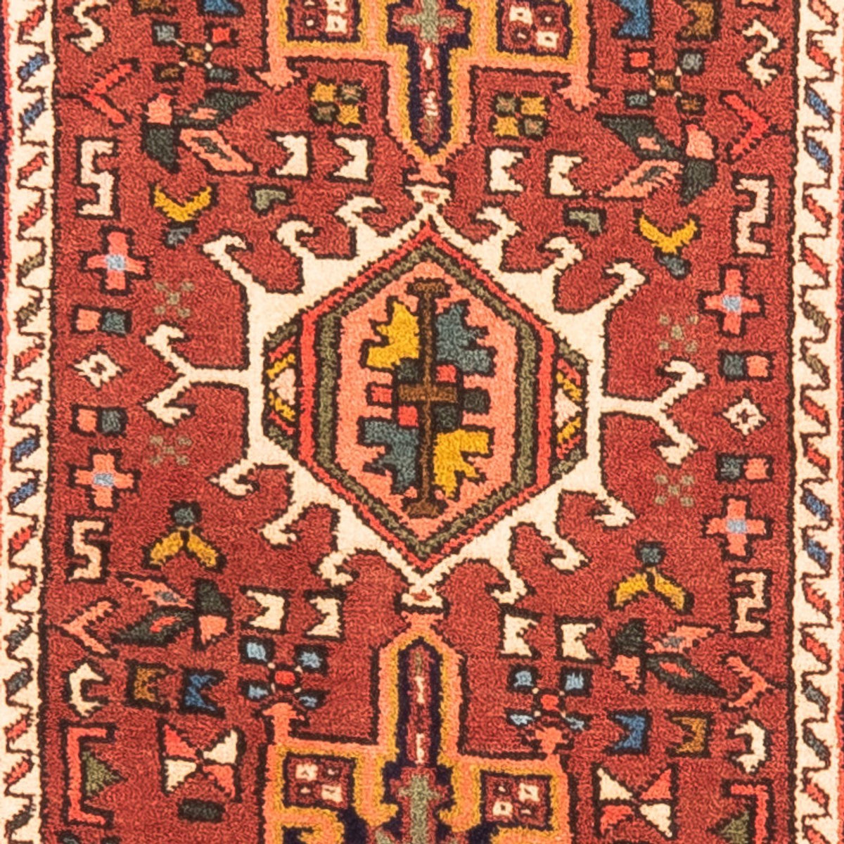 Løber Persisk tæppe - Nomadisk - 280 x 72 cm - rød