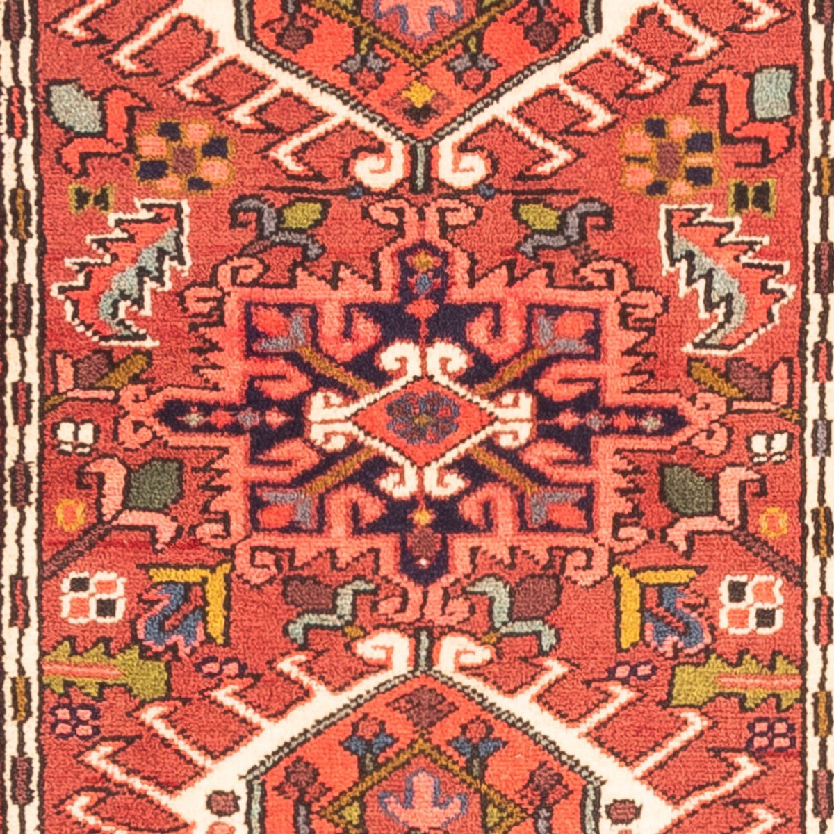 Løber Persisk tæppe - Nomadisk - 286 x 75 cm - rød