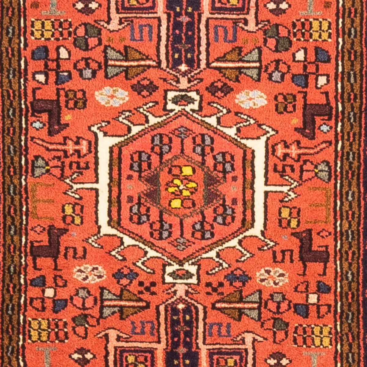 Løber Persisk tæppe - Nomadisk - 277 x 70 cm - rød
