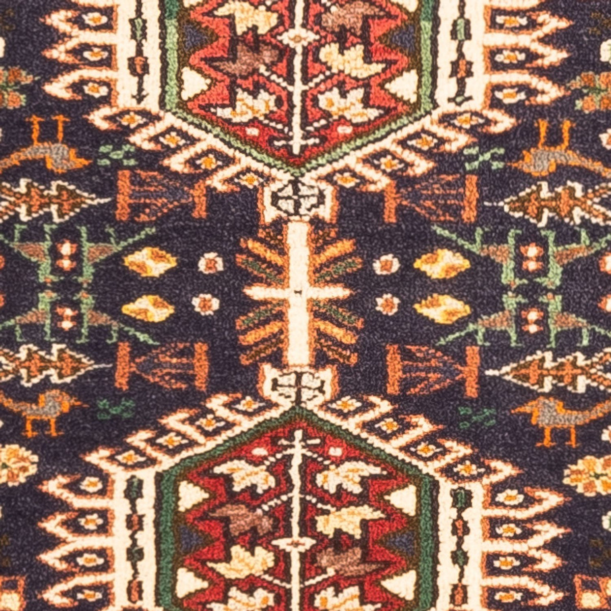 Persisk tæppe - Nomadisk - 138 x 73 cm - rød