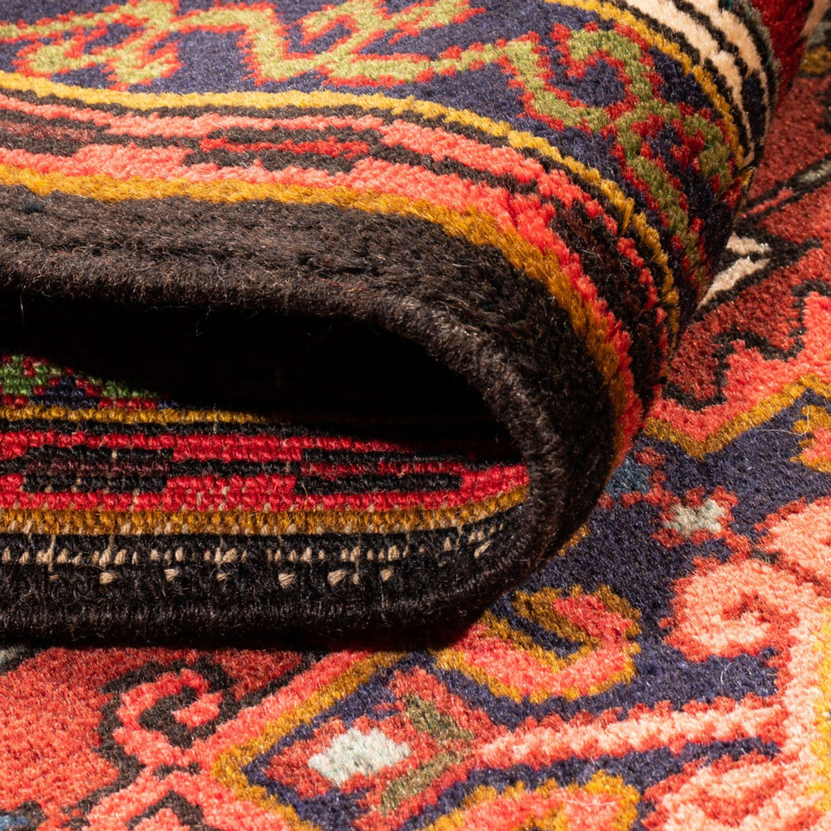 Løber Persisk tæppe - Nomadisk - 206 x 64 cm - rød