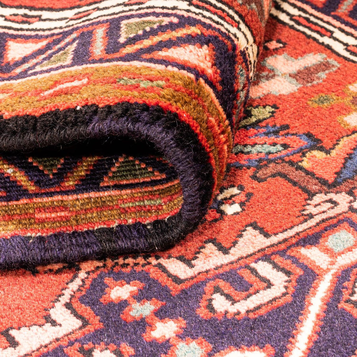 Løber Persisk tæppe - Nomadisk - 300 x 72 cm - rød