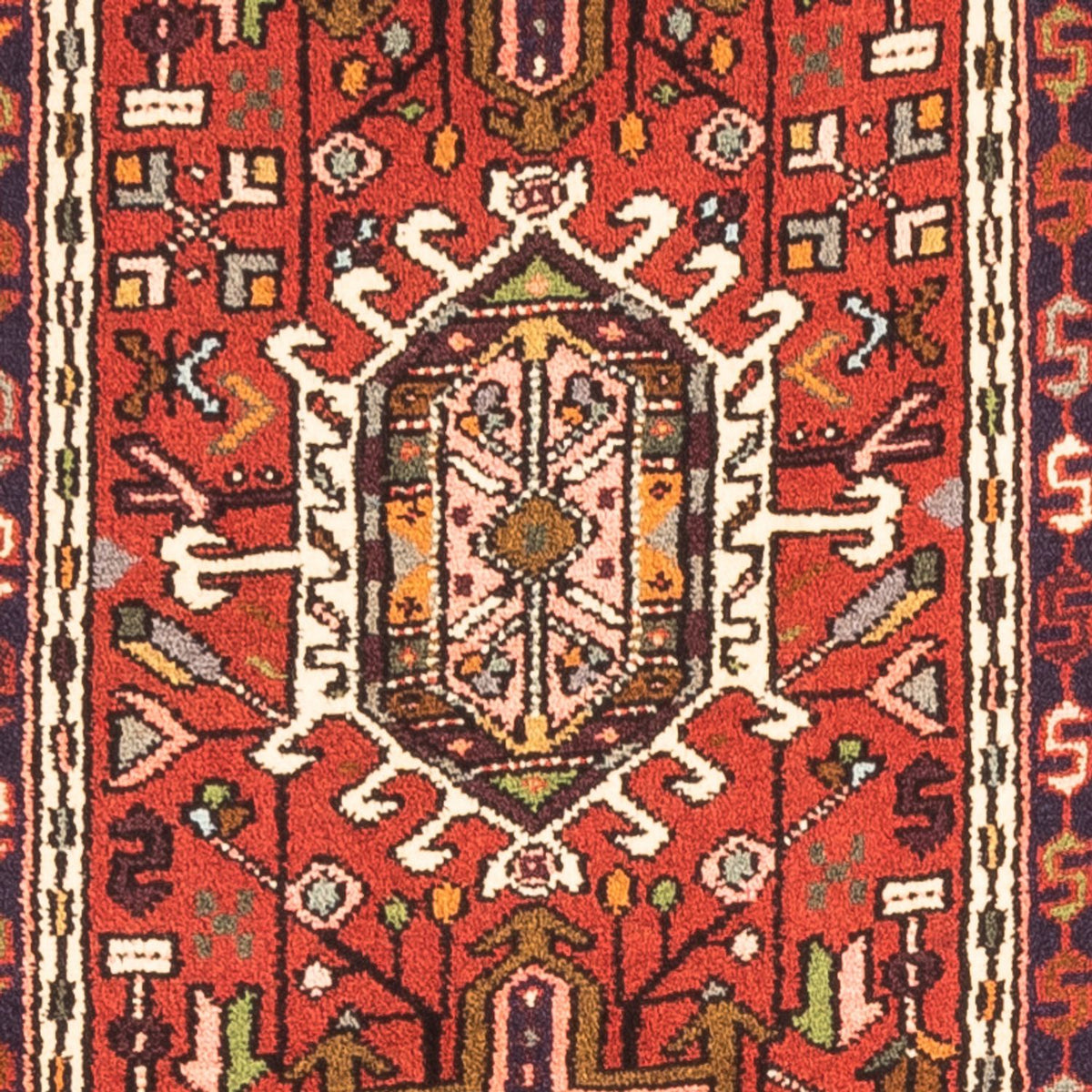 Løber Persisk tæppe - Nomadisk - 285 x 70 cm - rød