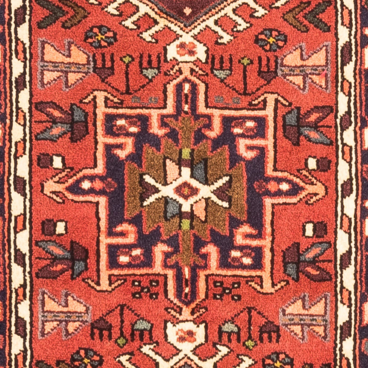 Løber Persisk tæppe - Nomadisk - 300 x 73 cm - rød