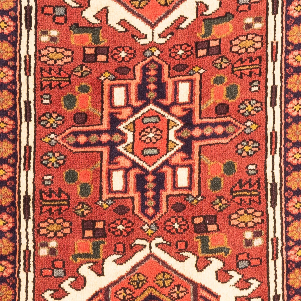 Løber Persisk tæppe - Nomadisk - 287 x 71 cm - rød