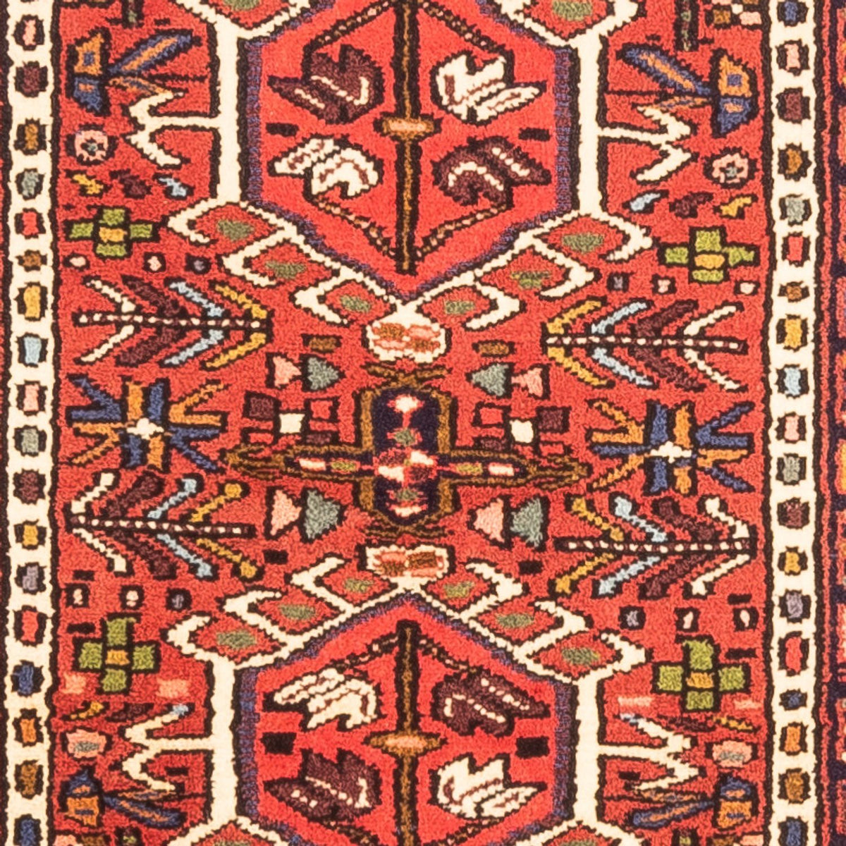 Løber Persisk tæppe - Nomadisk - 302 x 71 cm - rød